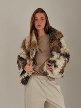 mamapapa - long sleeve faux fur vest