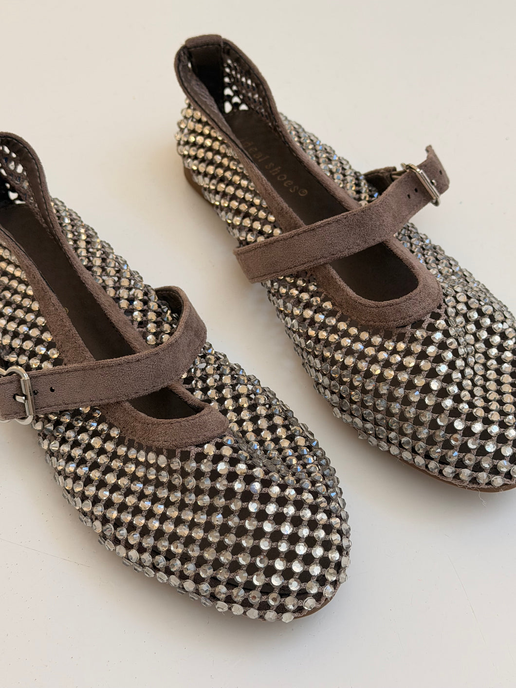 Sparkle Taupe Ballet flat