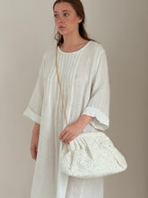 Large broderie clutch
