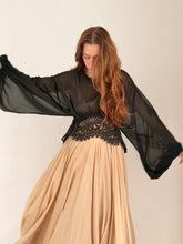 Mamapapa black blouse
