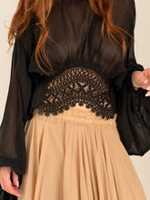Mamapapa black blouse