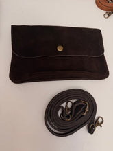 Suede mini bag