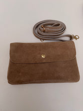 Suede mini bag