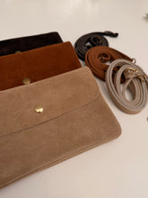Suede mini bag