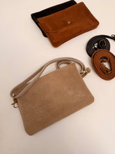 Suede mini bag