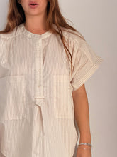 Mamapapa - Hornet Striped Blouse in Ecru