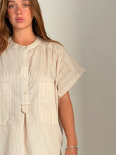 Mamapapa - Hornet Striped Blouse in Ecru