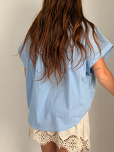 Mamapapa - Hornet Striped Blouse in Blue