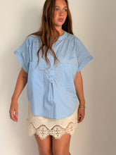 Mamapapa - Hornet Striped Blouse in Blue