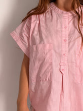 Mamapapa - Hornet Striped Blouse in Pink