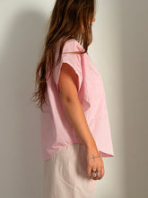 Mamapapa - Hornet Striped Blouse in Pink