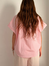 Mamapapa - Hornet Striped Blouse in Pink