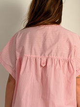 Mamapapa - Hornet Striped Blouse in Pink