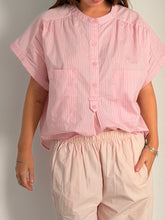 Mamapapa - Hornet Striped Blouse in Pink