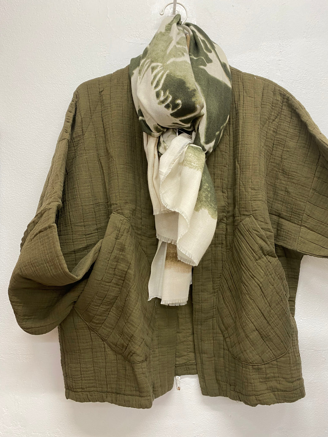 mamapapa Jean pierre khaki jacket