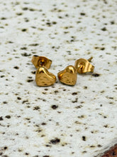 Bubble heart earrings