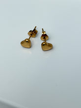 Bubble heart earrings