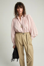 LB - Irene Blouse in Pink Stripes