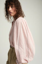 LB - Irene Blouse in Pink Stripes