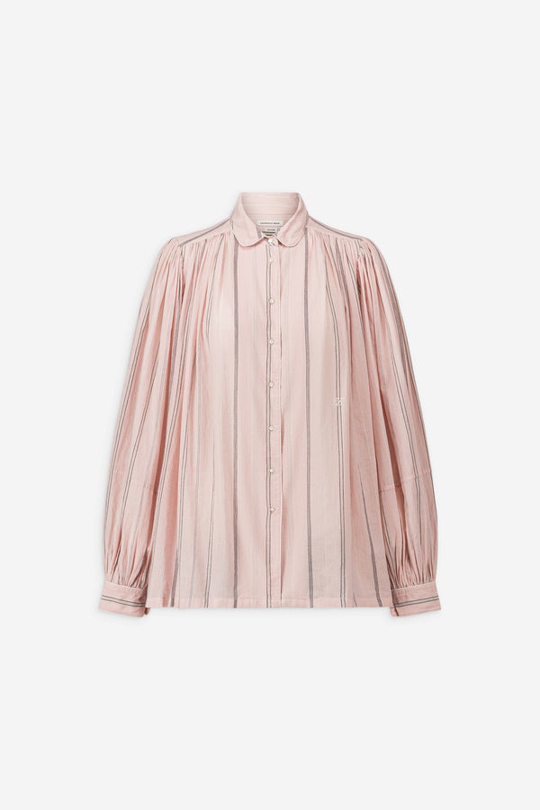 LB - Irene Blouse in Pink Stripes