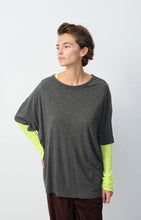 American vintage - Jacksonville oversized charcoal t-shirt