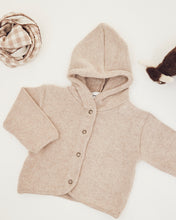 Pequeno - baby cardigan tender hood