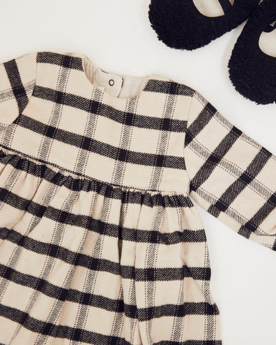 Pequeno - baby dress checker