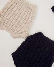 Pequeno - chunky baby knit bloomer charcoal