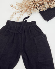 Pequeno - baby pants soft cargo carbon