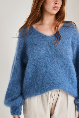 mamapapa Kinder cornflower blue jumper