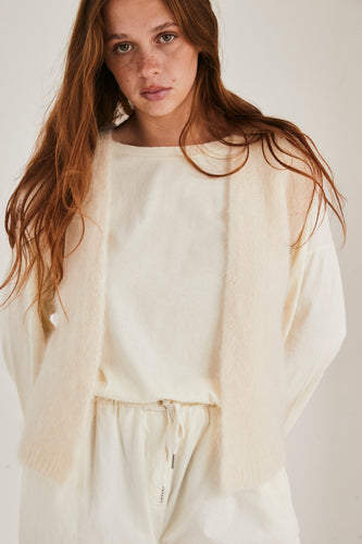 mamapapa Felix mohair vest