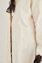 mamapapa Pluie cream cotton coat