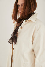 mamapapa Pluie cream cotton coat