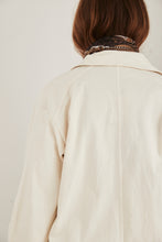 mamapapa Pluie cream cotton coat