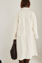 mamapapa Pluie cream cotton coat