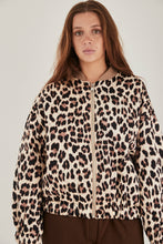 mamapapa Robyn bomber leopard jacket
