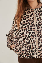 mamapapa Robyn bomber leopard jacket