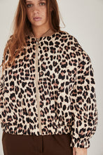 mamapapa Robyn bomber leopard jacket
