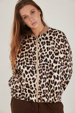 mamapapa Robyn bomber leopard jacket