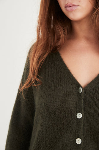 mamapapa - Gaspard khaki cardigan