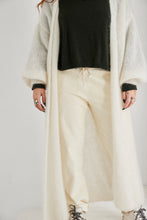 mamapapa Buena mohair offwhite long cardigan