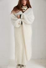 mamapapa Buena mohair offwhite long cardigan