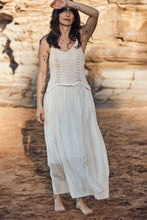 mamapapa singlet crochet mix dress