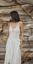 mamapapa singlet crochet mix dress