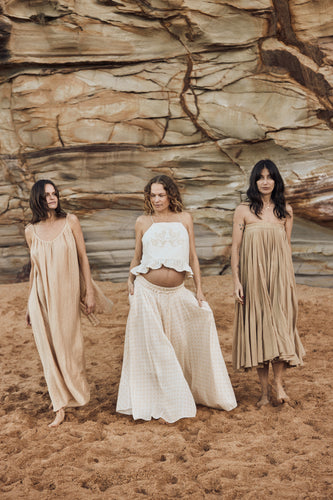 mamapapa - polka dots cotton skirt