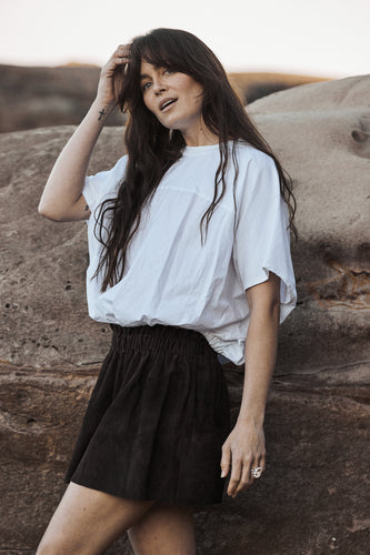 mamapapa - luna chocolate mini skirt
