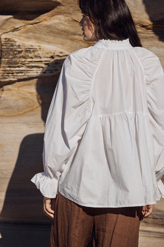 mamapapa - Crema white blouse