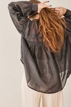 mamapapa - Napoli charcoal blouse
