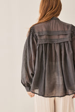 mamapapa - Napoli charcoal blouse