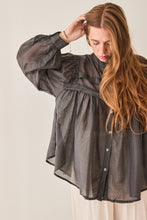 mamapapa - Napoli charcoal blouse